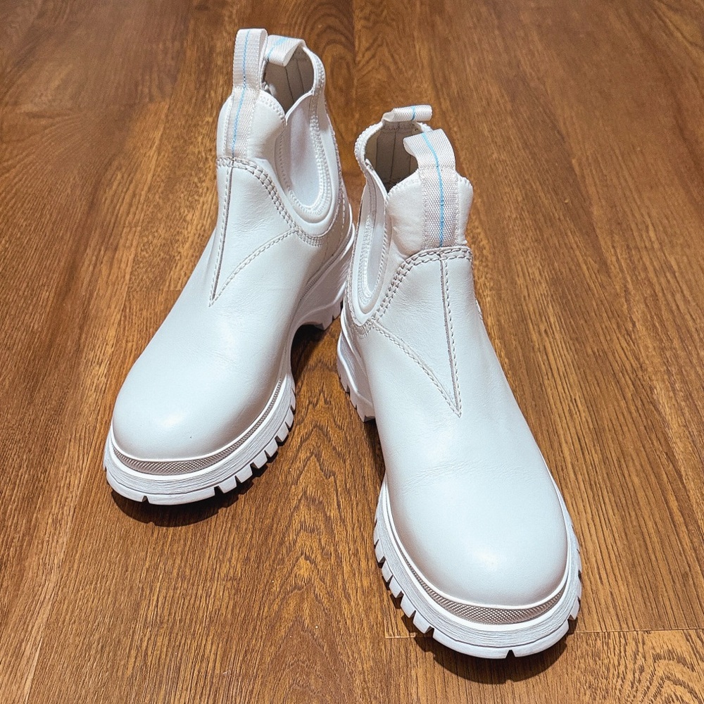 Prada Brixxen Leather Ankle Boots